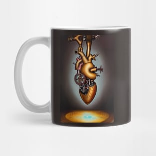 Steampunk mechanical heart Mug